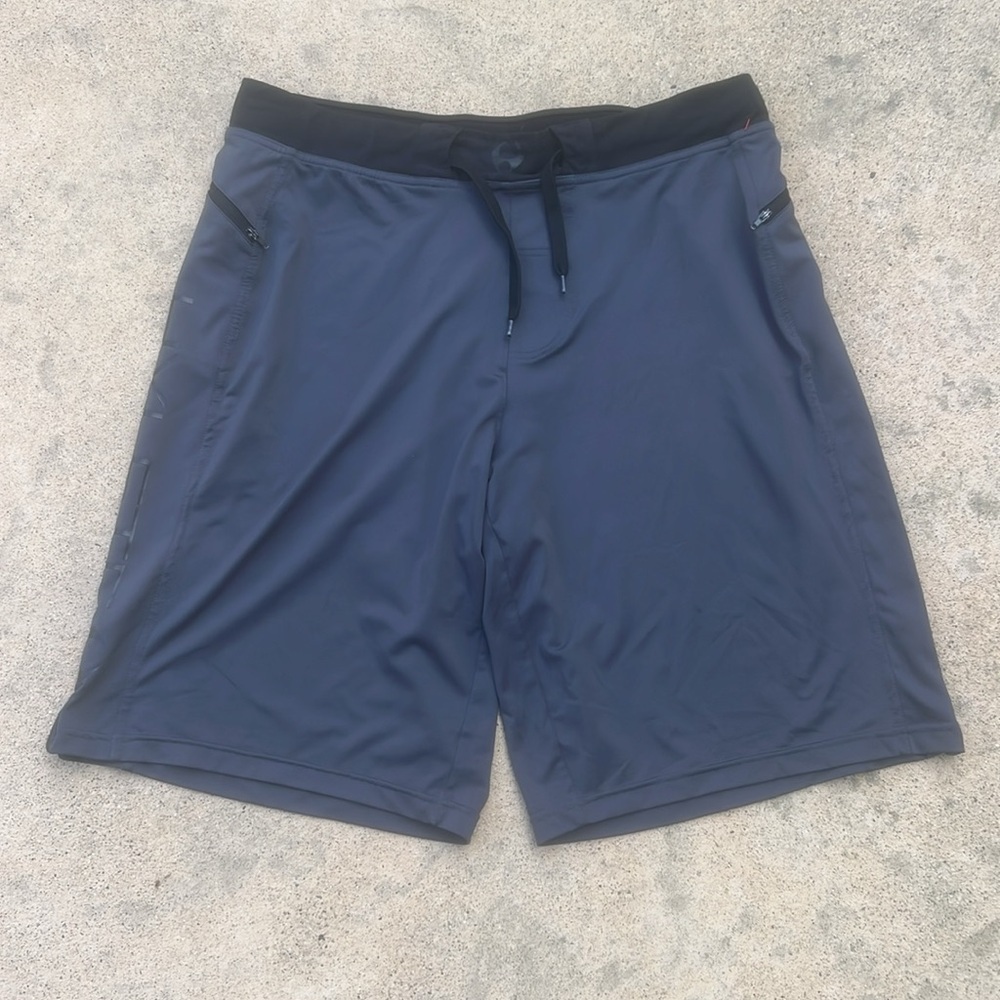 Hylete Men's Grey/Black Performance Trainkng Shorts Size L